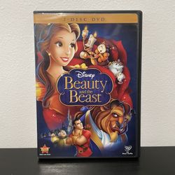 Beauty & The Beast DVD Disney 2 Disc Movie Original Classic Belle 1991