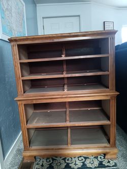 Solid wood upright dresser