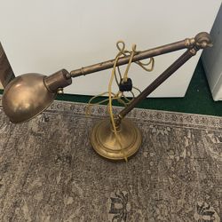 rare antique desk lamp 