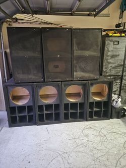 Large PA Speaker Cabinets and Subwoofer Enclosures