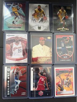 LeBron James NBA Champ 19 card lot