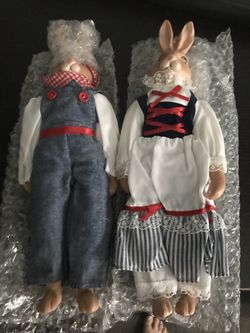 Girl & boy bunny rabbit