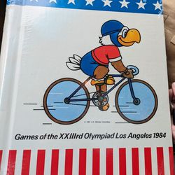 1984 LOS ANGELES OLYMPICS PHOTO BOOK ALBUM  COLLECTIBLES SAM THE EAGLE (New in package)