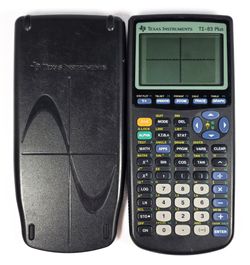 Texas Instruments TI-83 Plus Graphing Calculator w/ Cover - Works Great