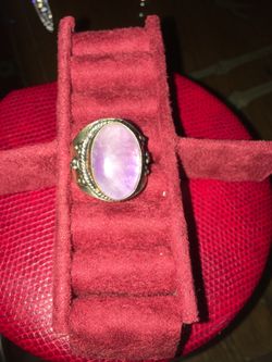 💎925 silver antique ring🌹 with beautiful stone ❣️