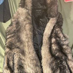 Large new look faux fur Vest