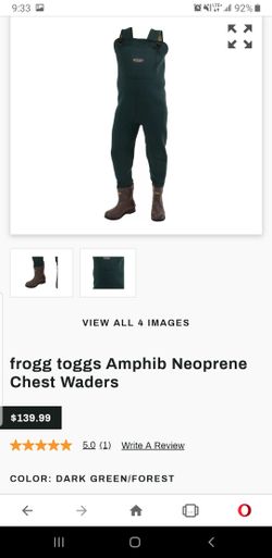 FROGG TOGGS AMPHIB WADERS size 9