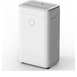 Humilabs 50 Pint 4500 Sq.Ft Home Dehumidifiers, 1.7 Gallon Tank Dehumidifier for Basement with Drain Hose, Auto/Quiet Sleep/Dry Mode