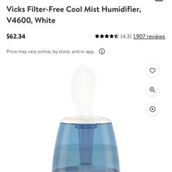 Filter Free Cool Mist Humidifier