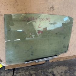 Camry 2019 Left Rear Door Glass Window 