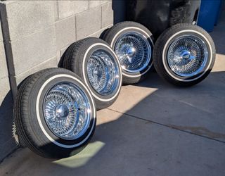 13x7 Spoke Wire Wheels