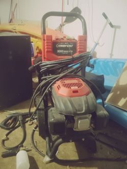 Pressure Washer with Hose and Attachments
