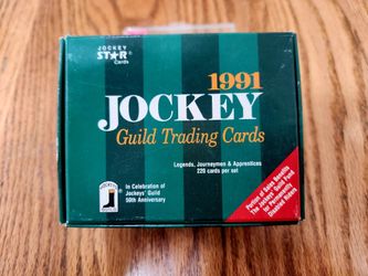 1991 JOCKEY GUILD TRADING CARDS  220 card set,  Jockey Star Cards