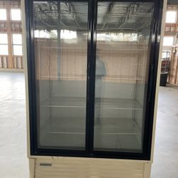 hussman double door freezer