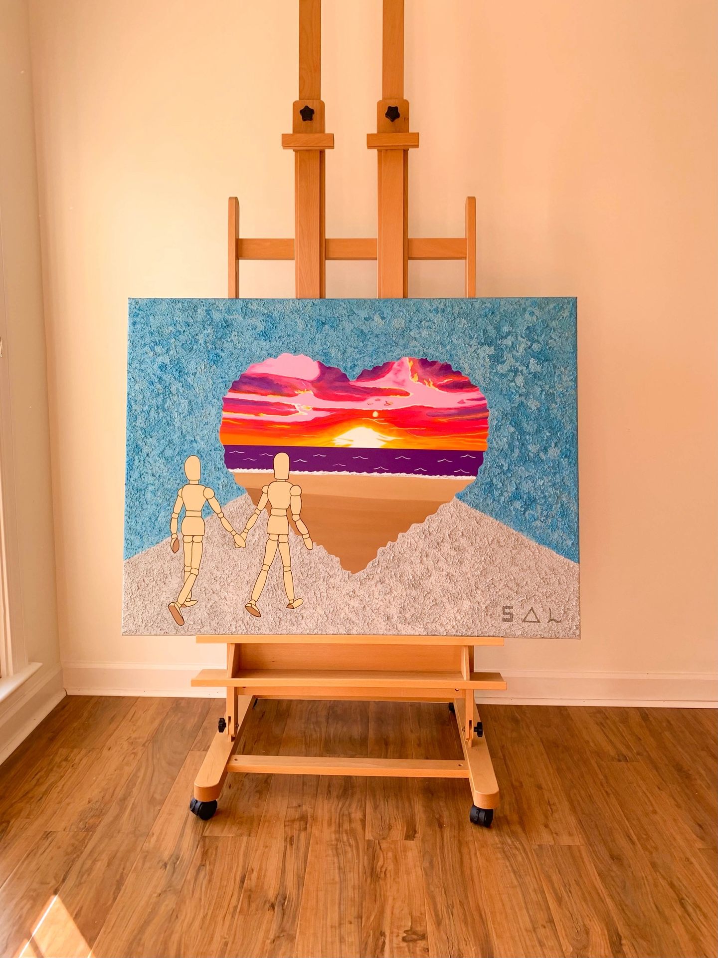 Acrylic Canvas Painting Handmade Original