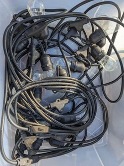 Outdoor Patio String Lights – 2 Sets – $35