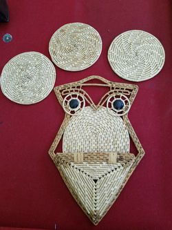Food pan Owl Coaster set