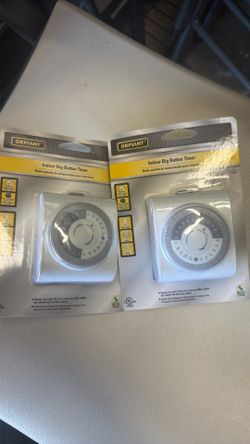 Indoor big button timers