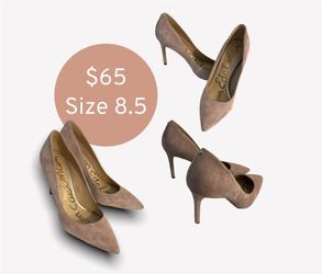 Sam Edelman pink suede Danna heels 8.5
