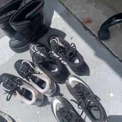 Kids Athletic Shoes And (1) Boots  Sizes 3Y, 4Y, 5.5. $7 Each Or All $20