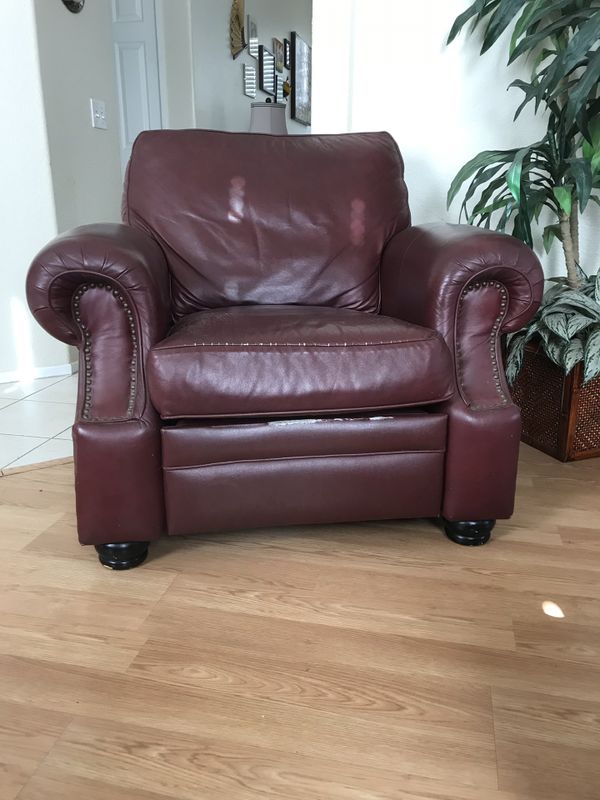 Leather Recliner Chair for Sale in Murrieta, CA - OfferUp