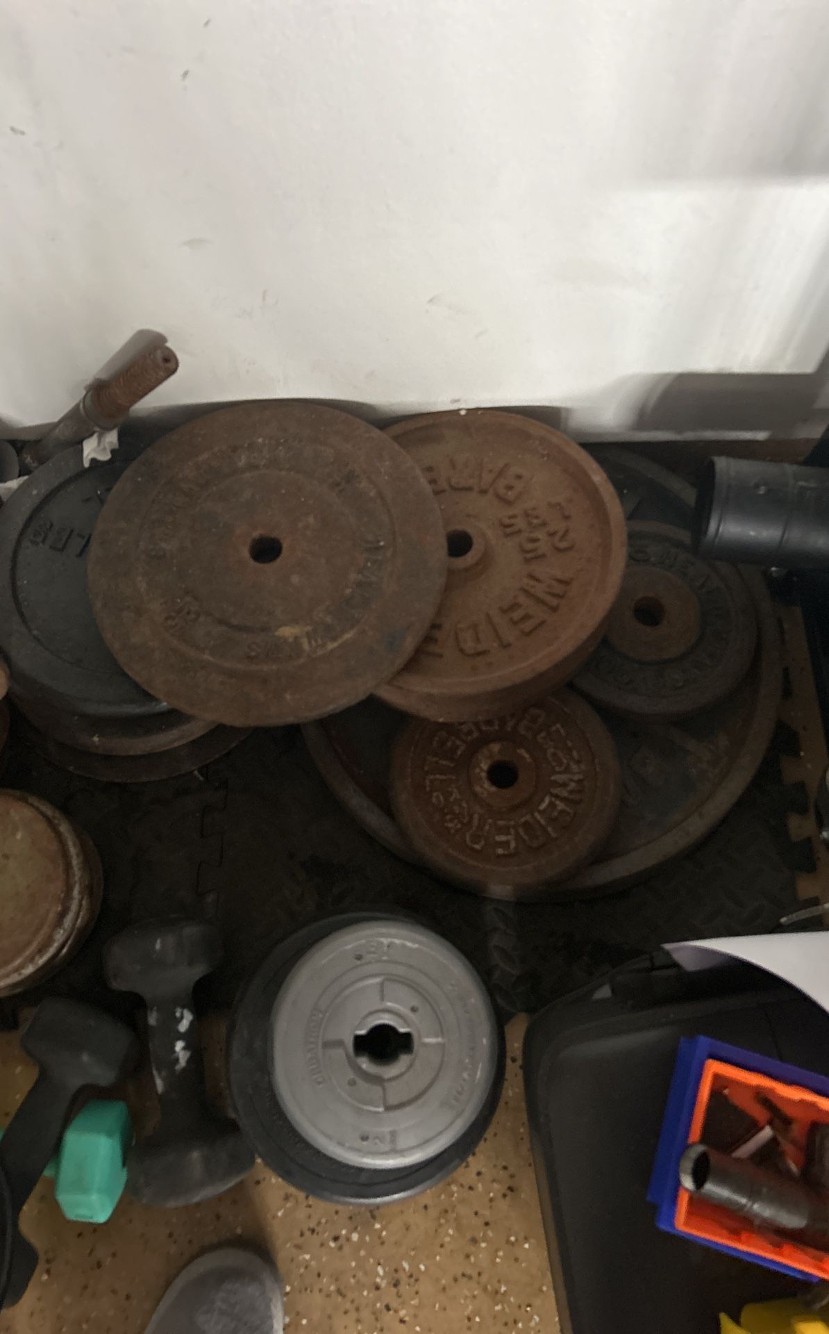Weider Metal Weights $0.75 Cents A Pound