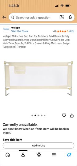 Free Queen size guard rails