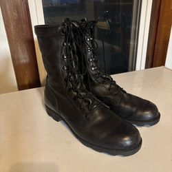 Men's Vintage McRae 10" All-Leather Combat Panama Boots - $196 New