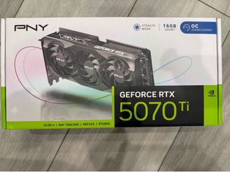 Pny GeForce Rtx 5070 ti 16GB gddr7 oc overclocked video card