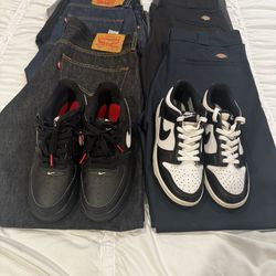 Jeans and shoes
