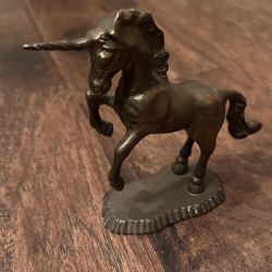 Solid Brass Unicorn Figurine