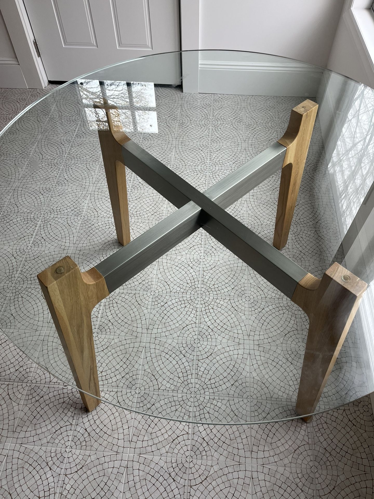 CB2 Brace dining table