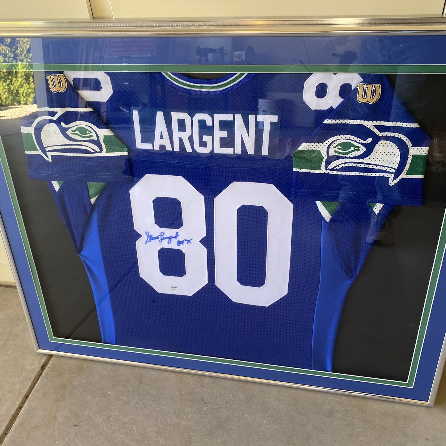 Steve Largent 1985 Seattle Seahawks Mitchell Ness Blue Jersey Men 40 for  Sale in West Palm Beach, FL - OfferUp