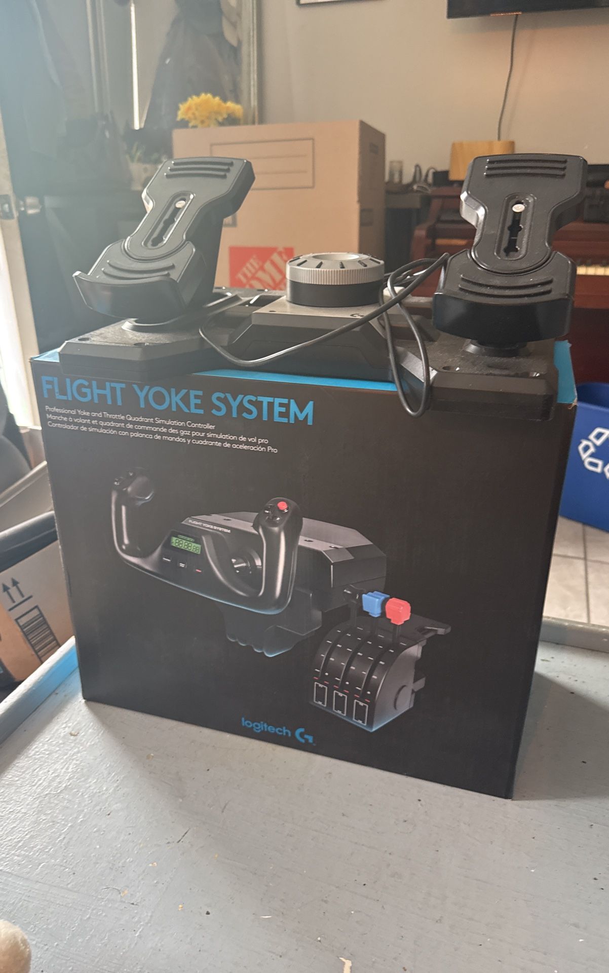 Game - Flight Yoke & Rudder Pedals