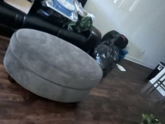 Grey Ottoman