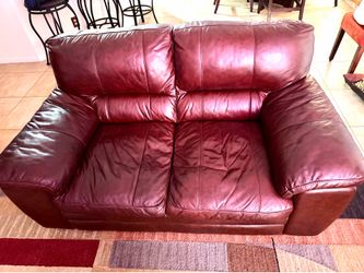 Leather couch
