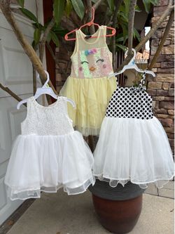 Set of three Dresses size 4