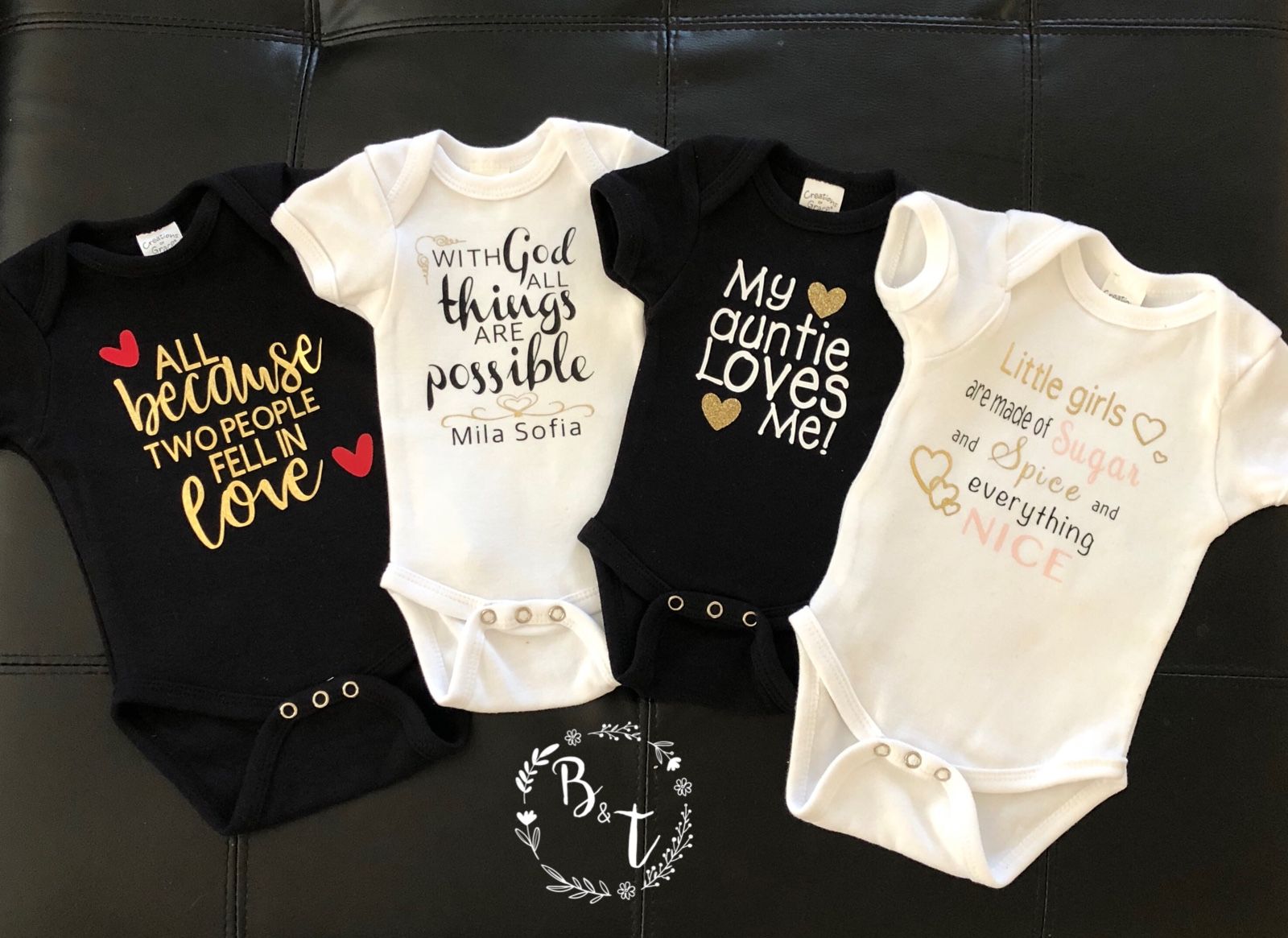 Customized onesies