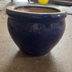 Blue Plant Pot 