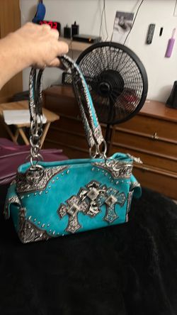 Teal purse