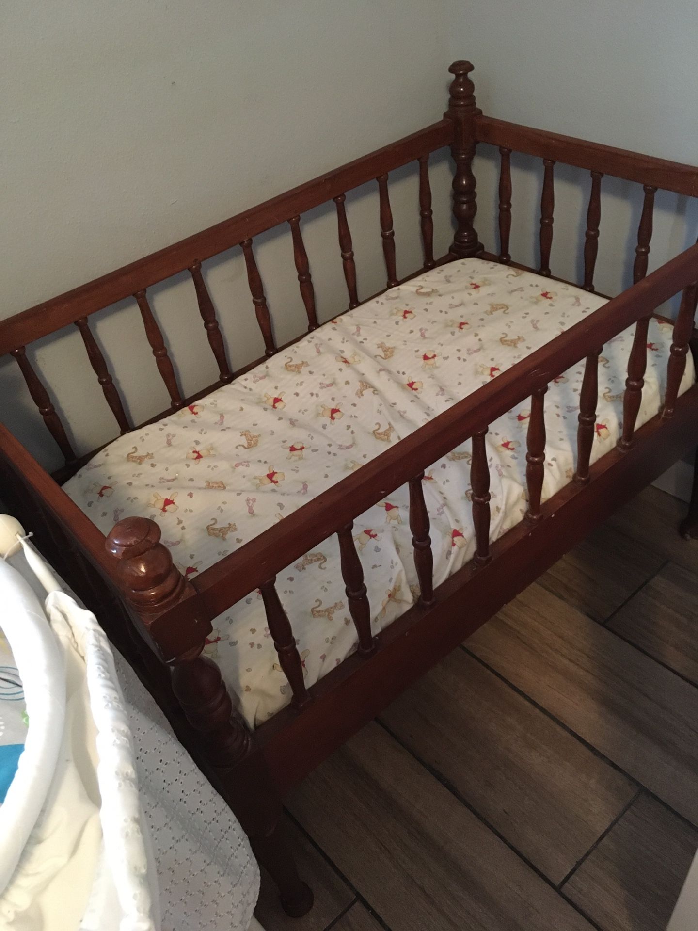 Antique baby bed