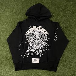 Sp5der Hoodie Black OG Web