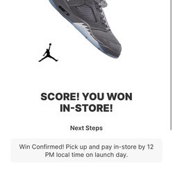 Jordan 5 Retro Wolf Grey size 11.5M