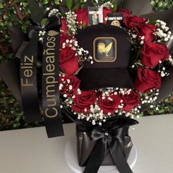 Hat Flower Arrangement/ Birthday & Fathers Day