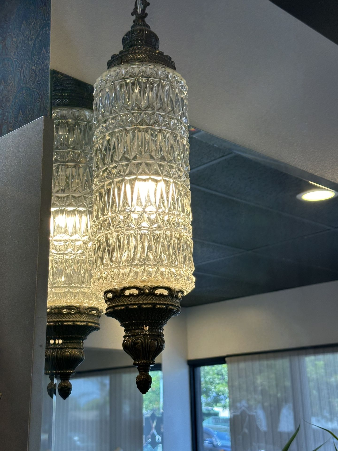 1950’s Vintage Pendant Light Fixtures