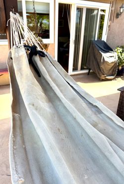 (2) Vintage US Navy Canvas Hammocks