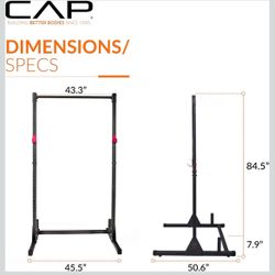CAP Barbell Power Squat Rack and bench
