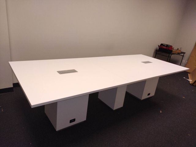 Conference Table Tuxedo. With Data Ports. USB. Power Module. Also In 8’ And 12’