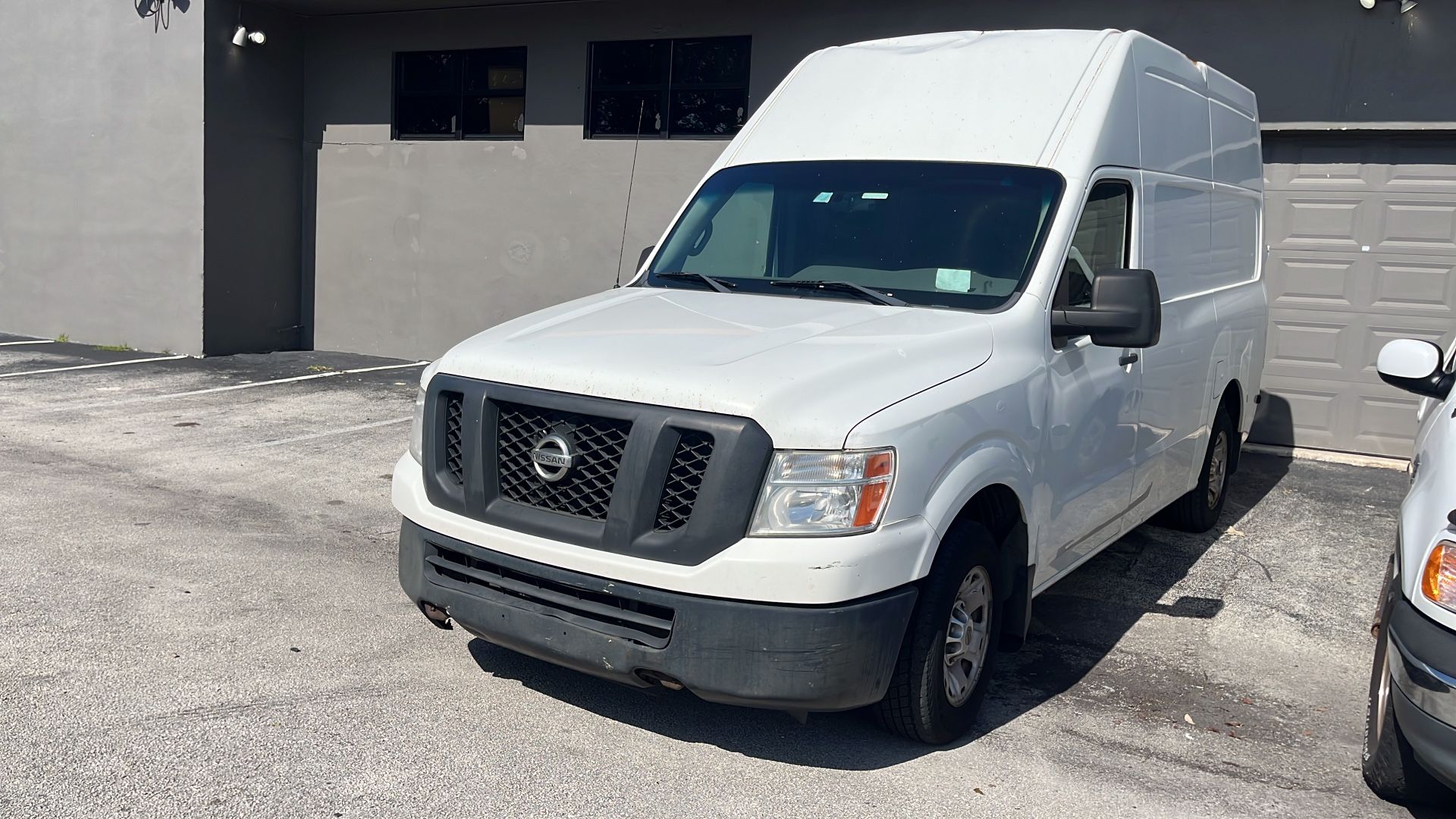 2014 NISSAN NV CARGO NV2500 HD SV VAN WHITE