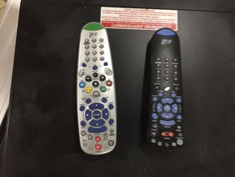 Dish receptor with 2 remote control.